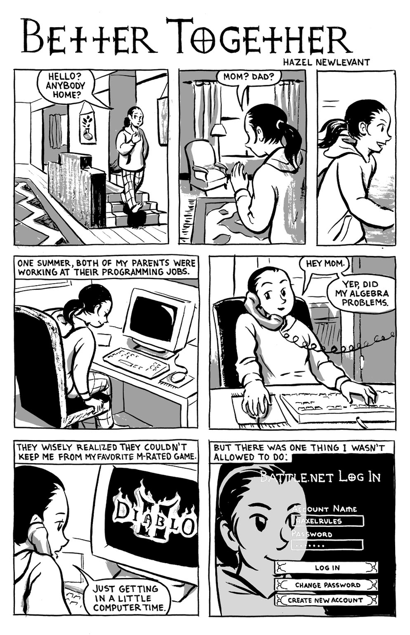 Illustration for article titled Check Out Some Amazingly Heartfelt Comics About Falling In Love With Games